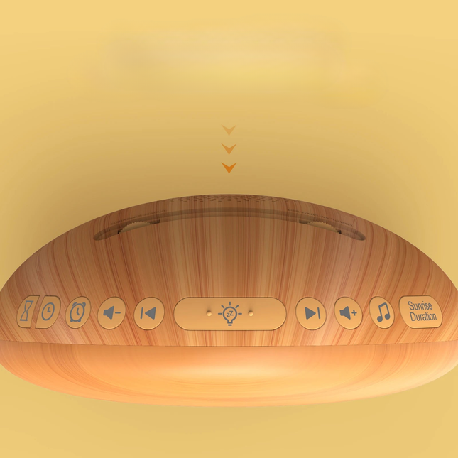 Puinen herätysvalo luonnonäänillä