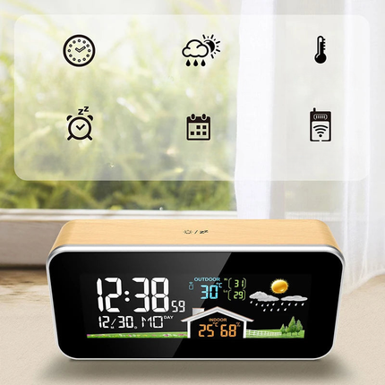 Älykäs herätyskello sääasemalla