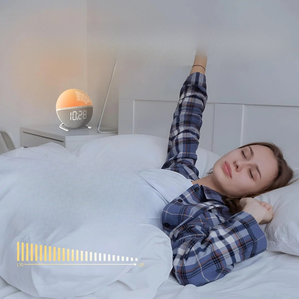 Digitaalinen sarastusvalo ja herätyskello