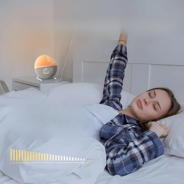 Digitaalinen sarastusvalo ja herätyskello
