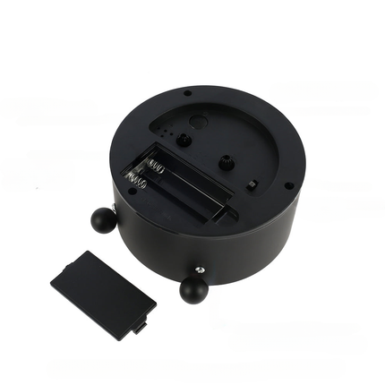 Minimalistinen pyöreä analoginen herätyskello