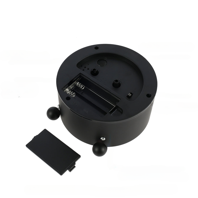 Minimalistinen pyöreä analoginen herätyskello