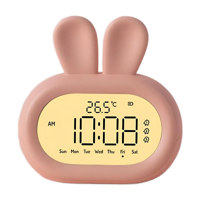 Pupu-herätyskello integroidulla yövalolla