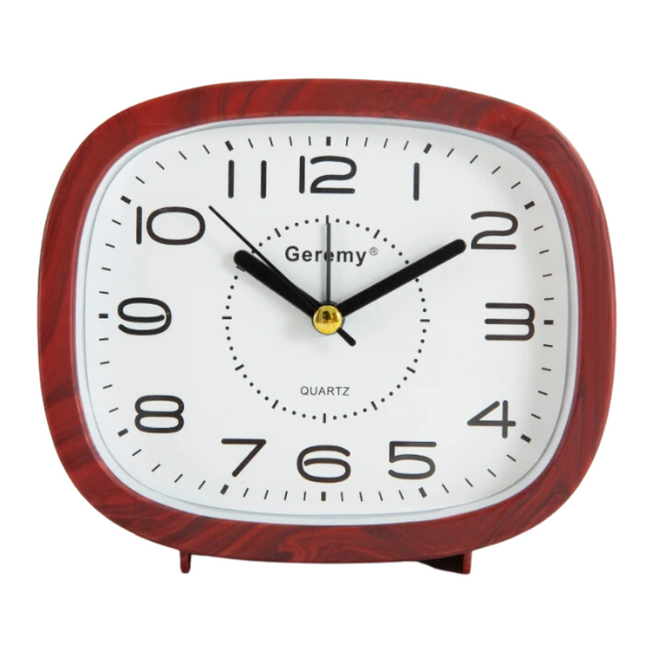 Analoginen herätyskello suurilla numeroilla