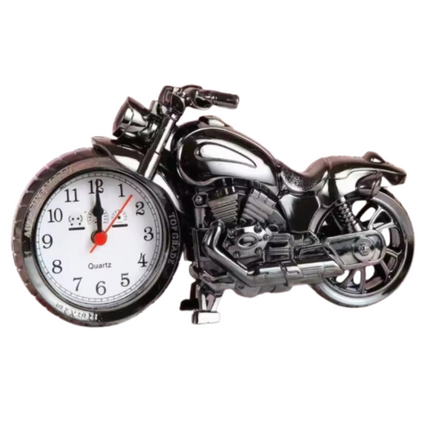Moottoripyörän muotoinen vintage-herätyskello