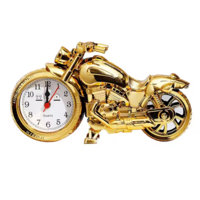 Moottoripyörän muotoinen vintage-herätyskello