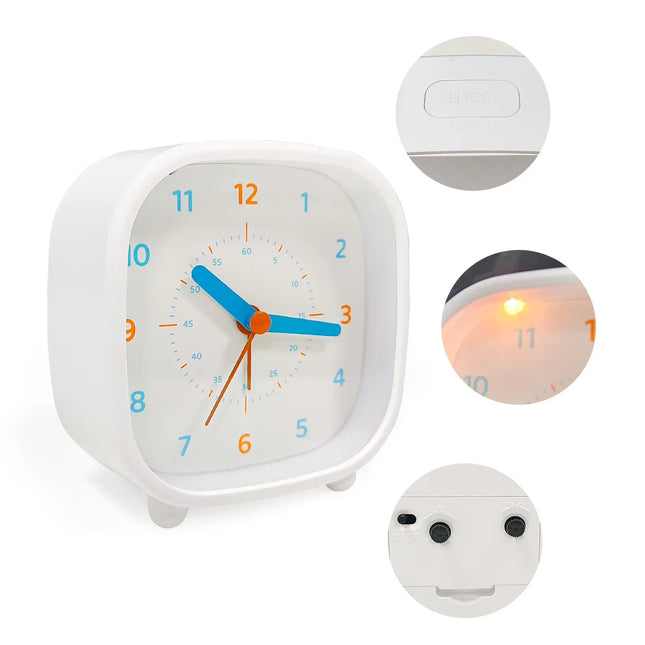 Lasten analoginen herätyskello kouluikäiselle