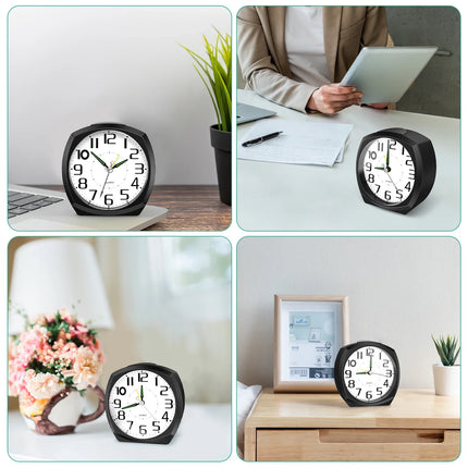 Yksinkertainen analoginen herätyskello yöpöydälle