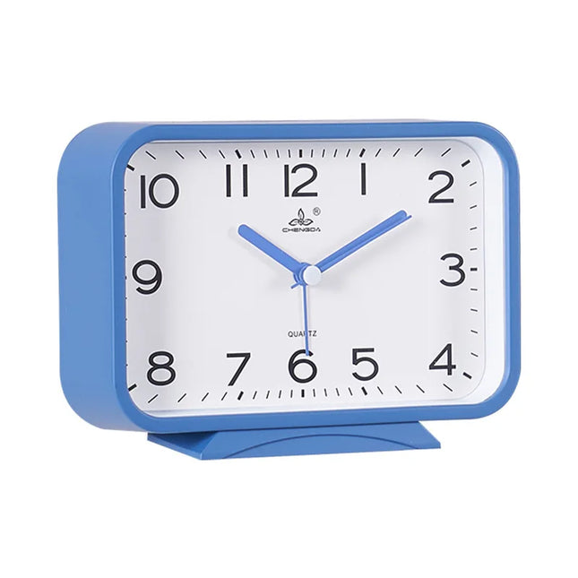 Suorakulmainen analoginen herätyskello makuuhuoneeseen