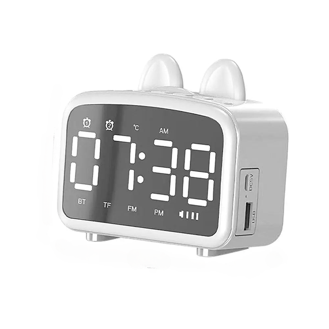 Älykäs pupu-herätyskello bluetooth-kaiuttimella