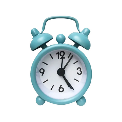 Pieni mini-kokoinen analoginen herätyskello