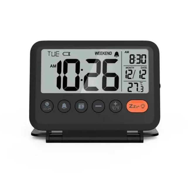 Pieni taitettava digitaalinen matkaherätin