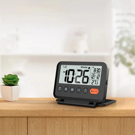 Pieni taitettava digitaalinen matkaherätin