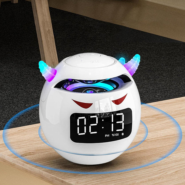 Herätyskello hauskalla Bluetooth-kaiuttimella