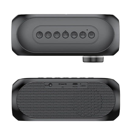 Kelloradio bluetooth-kaiuttimella ja RGB-valolla