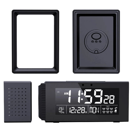 Digitaalinen kelloradio isolla valaistulla näytöllä