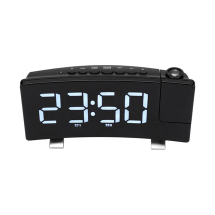 Kelloradio projektorilla nuortenhuoneeseen