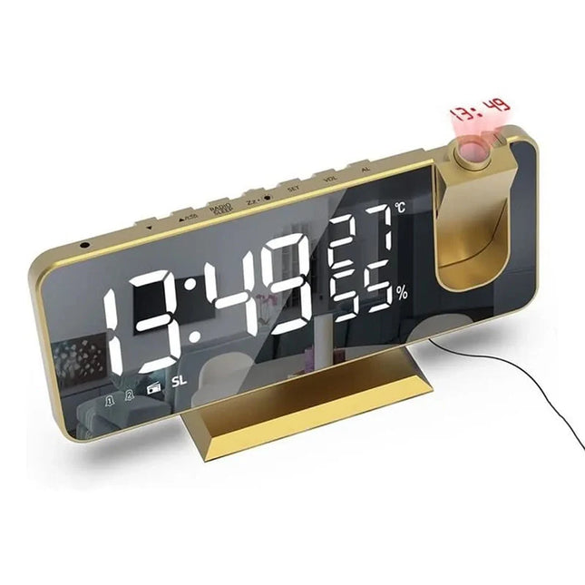 Tyylikäs digitaalinen projektoriherätyskello