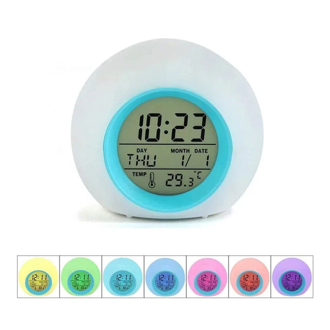 Moderni digitaalinen herätyskello nuorelle