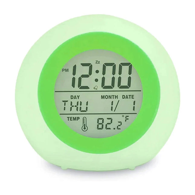 Moderni digitaalinen herätyskello nuorelle