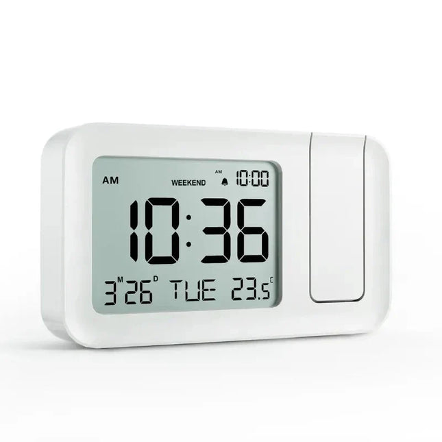 Projisoiva digitaalinen herätyskello nuoren huoneeseen