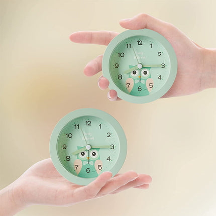 Lasten analoginen herätyskello nalle-kuviolla