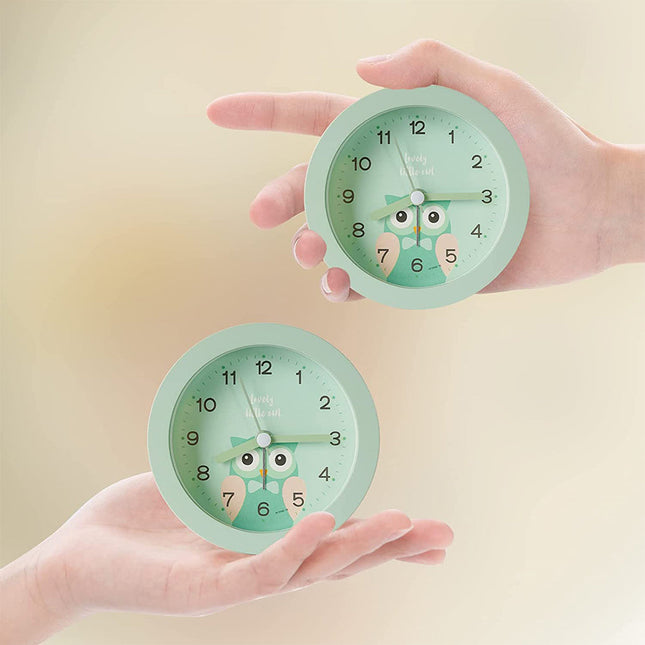 Lasten analoginen herätyskello nalle-kuviolla