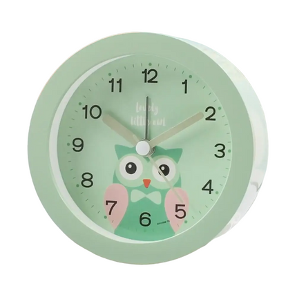 Lasten analoginen herätyskello nalle-kuviolla
