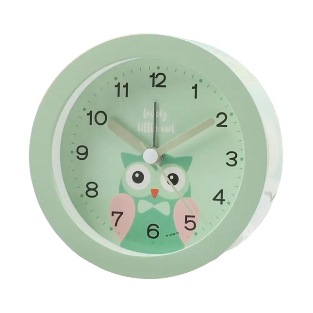 Lasten analoginen herätyskello nalle-kuviolla
