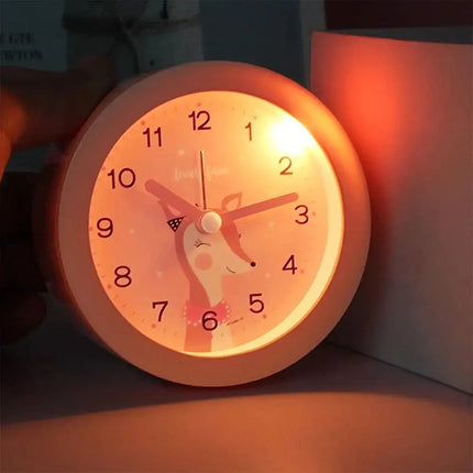 Lasten analoginen herätyskello nalle-kuviolla