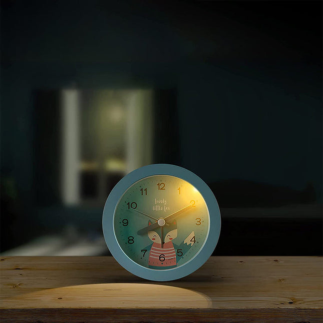 Lasten analoginen herätyskello nalle-kuviolla