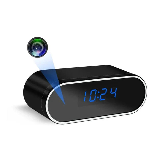 Pieni herätyskello HD-piilokameralla