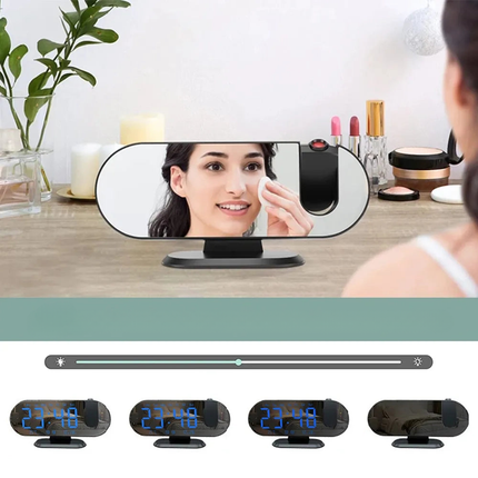 Herätyskello WiFi-vakoilukameralla ja projektorilla