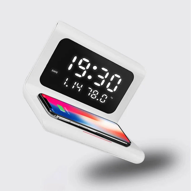 Langaton latausalusta kellonäytöllä