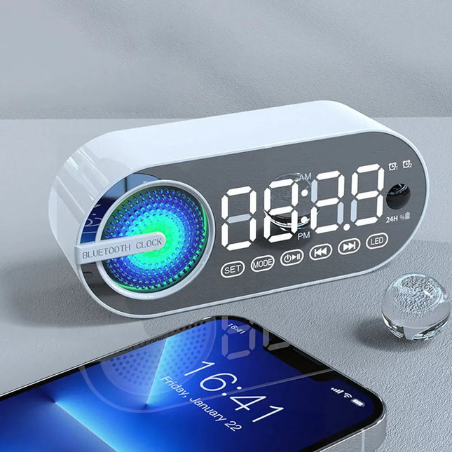 Digitaalinen herätyskello Bluetoothilla ja radiolla