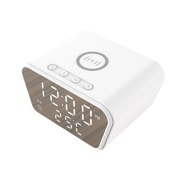 Herätyskello langattomalla laturilla puhelimelle