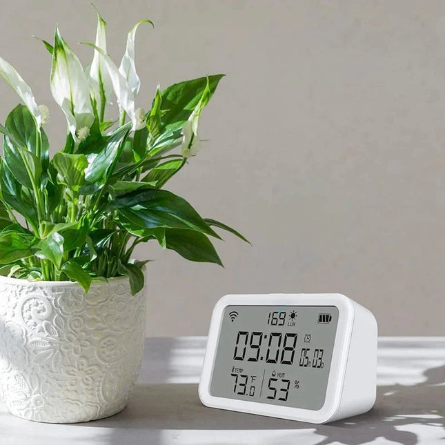 Wi-Fi älyherätyskello sääasemalla