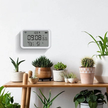 Wi-Fi älyherätyskello sääasemalla