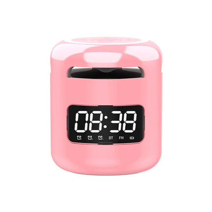 Ainutlaatuinen mini herätyskello Bluetoothilla