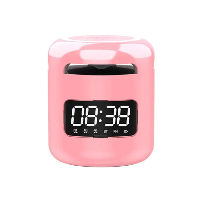 Ainutlaatuinen mini herätyskello Bluetoothilla
