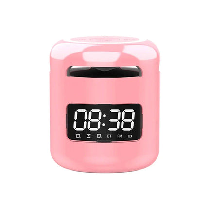 Ainutlaatuinen mini herätyskello Bluetoothilla