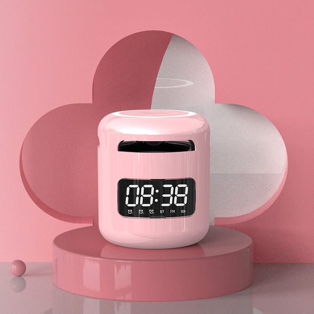 Ainutlaatuinen mini herätyskello Bluetoothilla