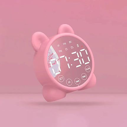 Söpö nallen muotoinen älyherätyskello