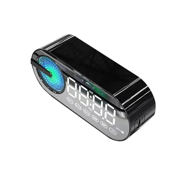 Radioherätyskello Bluetooth-kaiuttimella ja valoilla