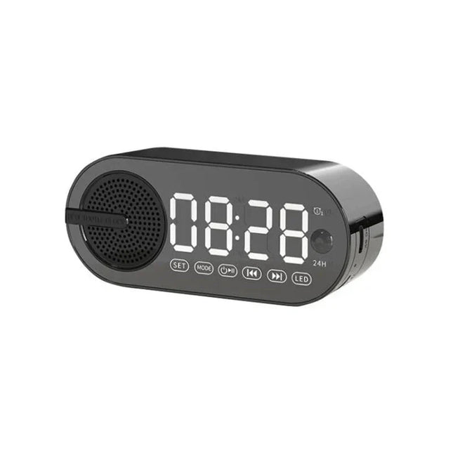 Radioherätyskello Bluetooth-kaiuttimella ja valoilla