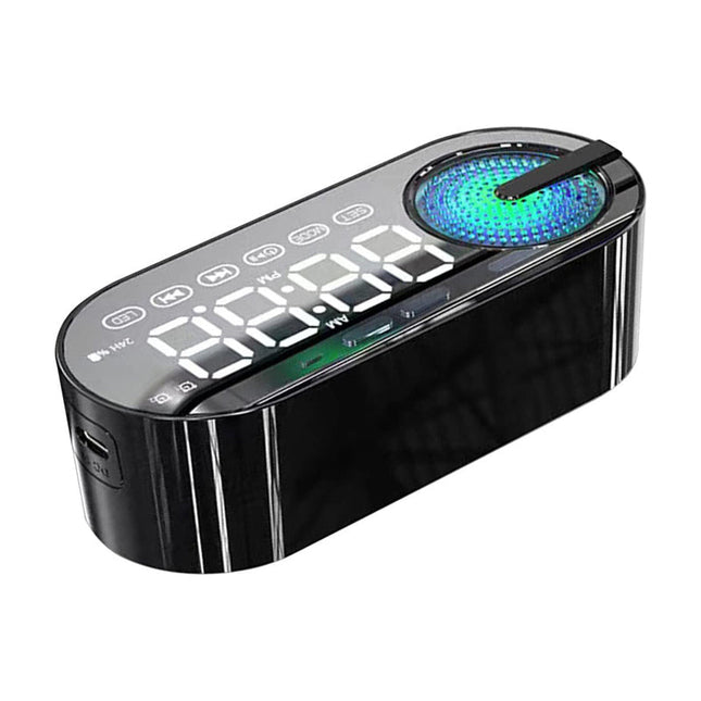 Radioherätyskello Bluetooth-kaiuttimella ja valoilla