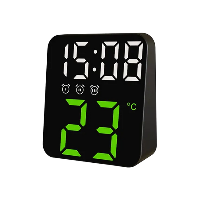 Moderni design matkaherätyskello LED-näytöllä