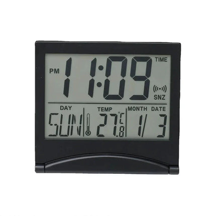 Kokoontaitettava pieni matkaherätyskello