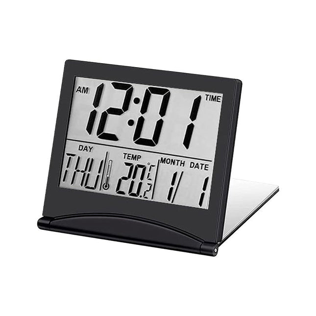 Kokoontaitettava pieni matkaherätyskello