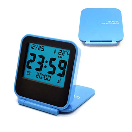 Kokoontaitettava digitaalinen matkaherätyskello